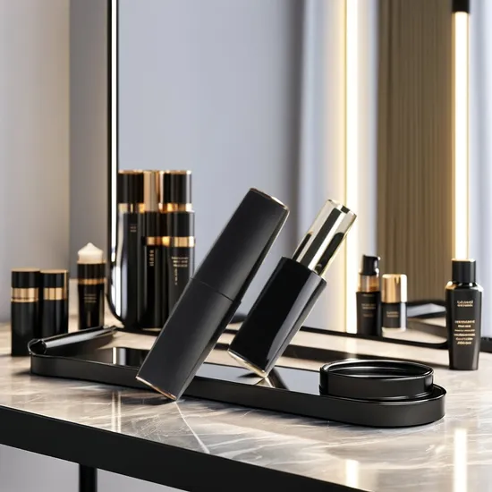 Square Frosted Lipstick Tube with Screen Printing Magnetic Lipstick Tube 