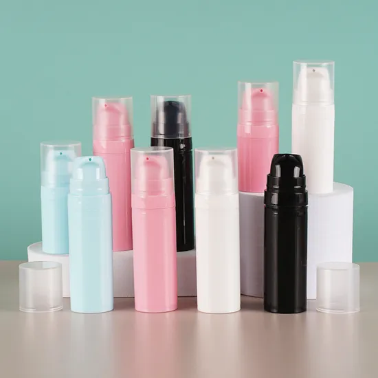 5ml 10ml 15ml Pink Wholesale Matt Pink Airless Lotion Pump Bottle 