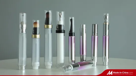 Factory Direct Sale 30ml Black Airless Bottle with Spray or Lotion Pump 