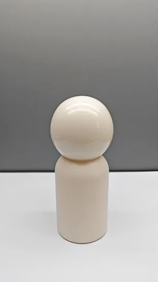 30ml 50ml Round Shoulder Glass Bottle Round Cap Glass Bottle with Lotion Pump /Sprayer Cosmetic Packaging 