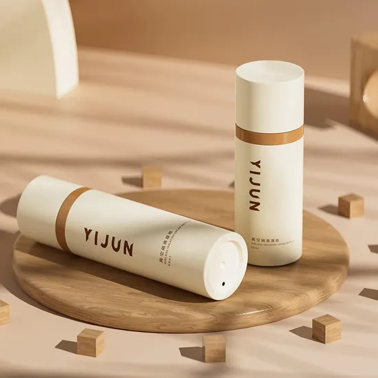 New Arrival Empty Frosted Cream Plastic Lotion Airless Spray Pump Cosmetic Bottle 