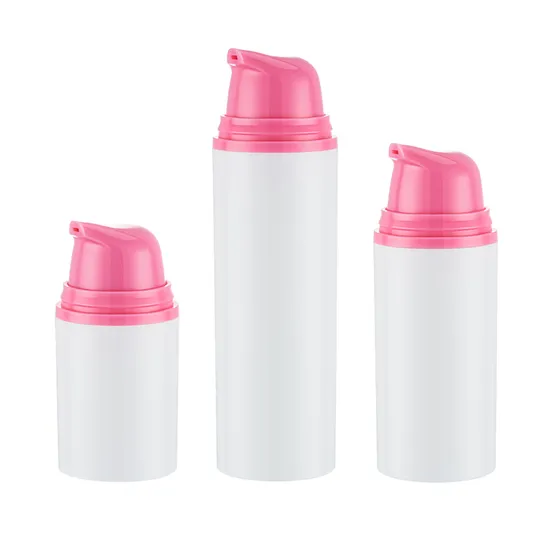 PP Airless Bottle 15ml 30ml 50ml 0.25ml Dosage 35mm Diameter for Cream Airless Bottle 