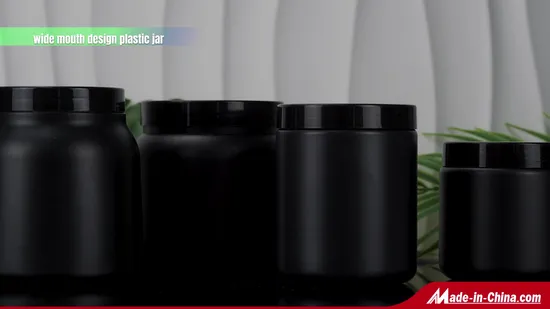 Custom Ranud 300ml 500ml 530ml 600ml 1100ml Luxury Empty Large Body Butter Skincare Care Cream Cosmetic Containers Plastic Jars Packaging Set 